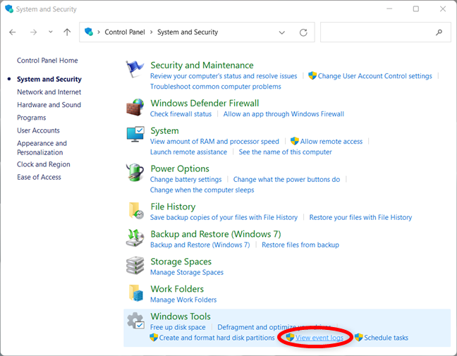 11 ways to open Event Viewer in Windows 10 and Windows 11