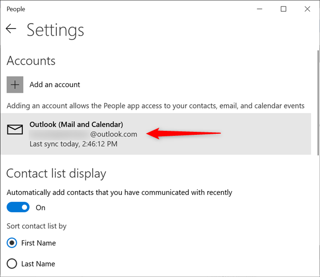 How to use the People app in Windows 10