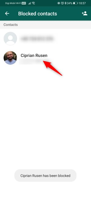How to block or unblock someone on WhatsApp