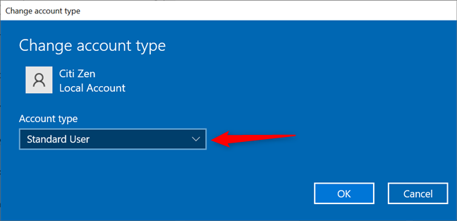 6 ways to change an account to Administrator and back in Windows 10