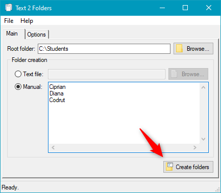 How to create multiple folders at once