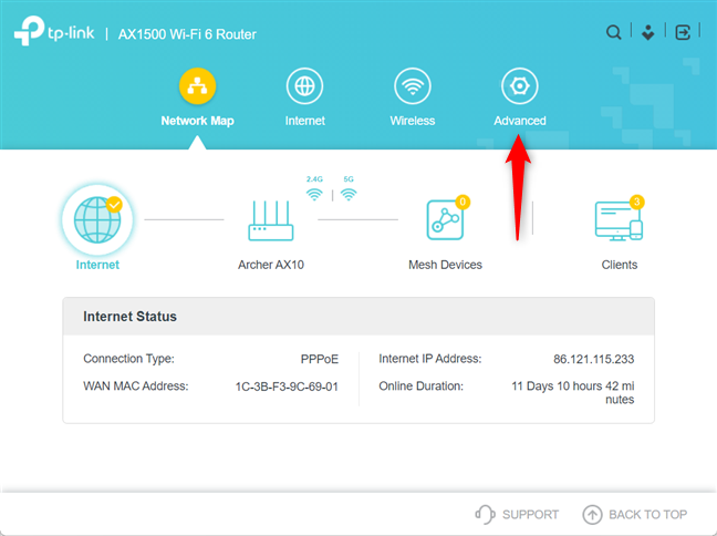 How to find and change the DNS settings on your TP-Link Wi-Fi 6 router