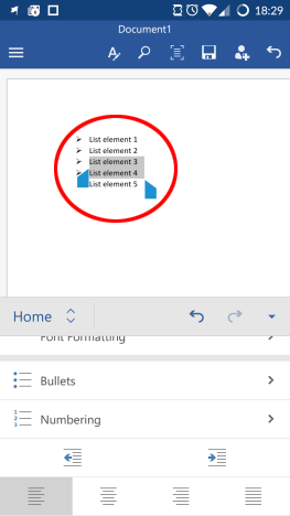 How To Create Lists In Microsoft Word For Android