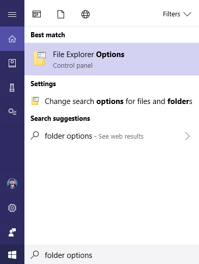 8 ways to open the Folder Options window, in Windows (all versions)