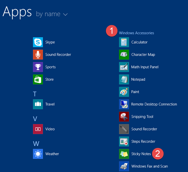 10 ways to start Sticky Notes in Windows (all versions)