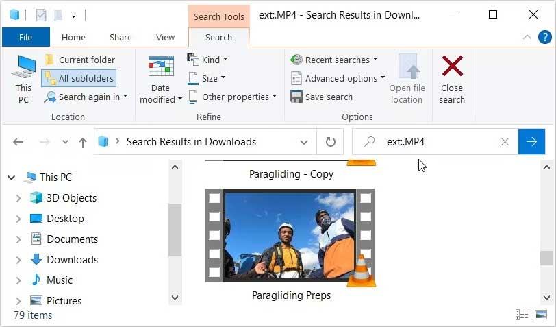 Ways to find all video files on Windows