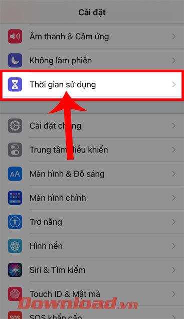 Arahan untuk menyemak aplikasi yang paling banyak digunakan pada iPhone