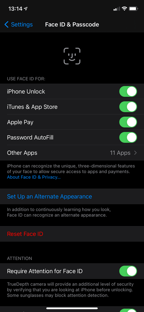 يمكن قفل تطبيقات iPhone باستخدام Touch ID أو Face ID