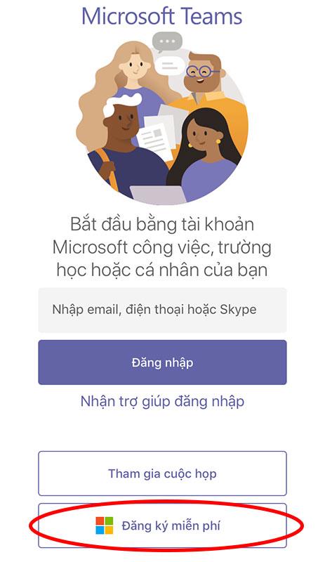 Anweisungen zum Installieren und Registrieren von Microsoft Teams auf Ihrem Telefon