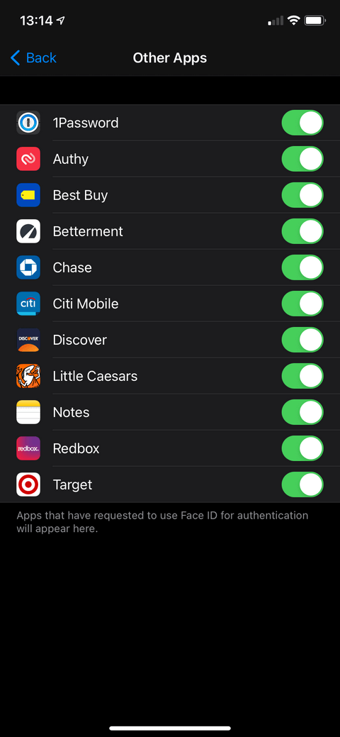 يمكن قفل تطبيقات iPhone باستخدام Touch ID أو Face ID