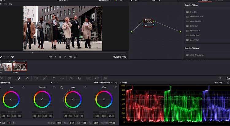 How to use color correction tools in DaVinci Resolve