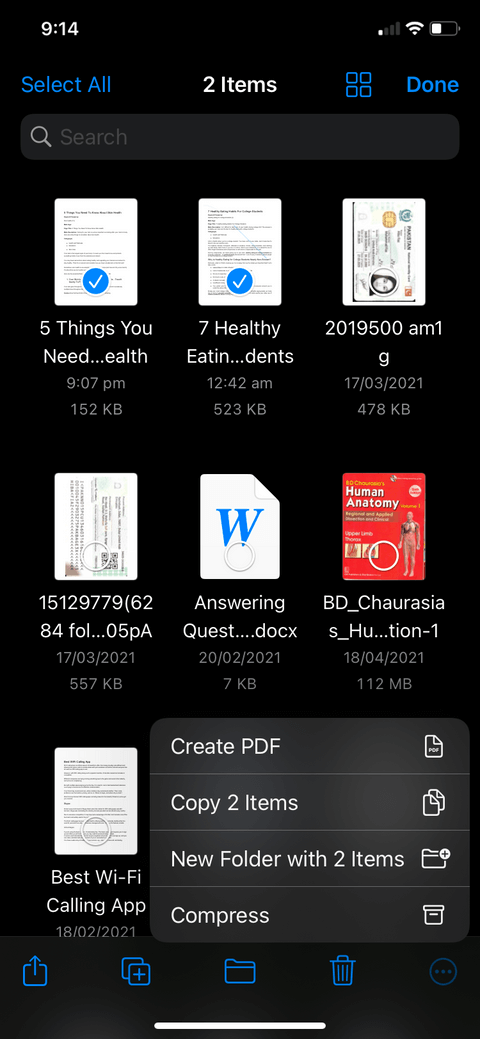 Cara mengedit file PDF di iPhone menggunakan aplikasi Files