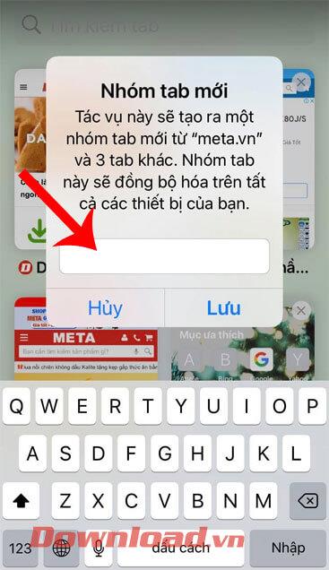 在 iOS 15 上创建 Safari 选项卡组的说明