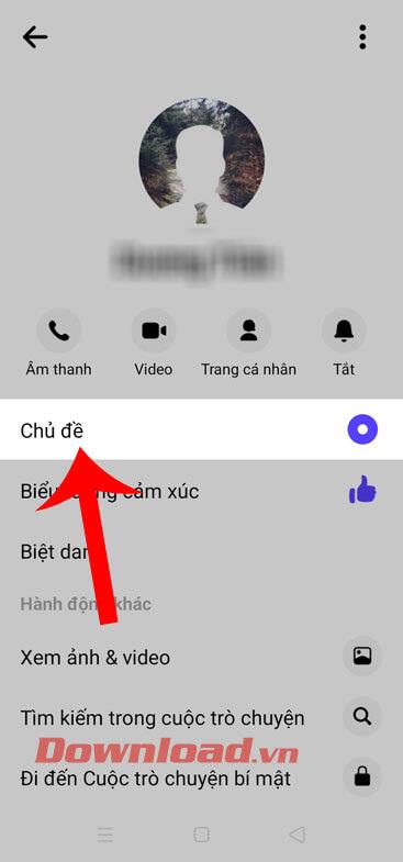 Instructions pour changer linterface de Facebook Messenger en thèmes damour et dHalloween