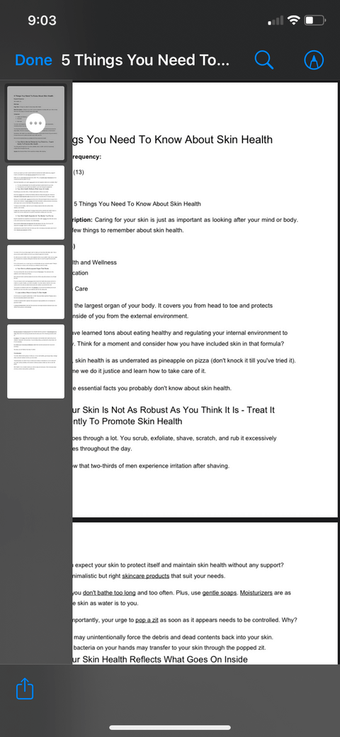 Cara mengedit fail PDF pada iPhone menggunakan apl Fail