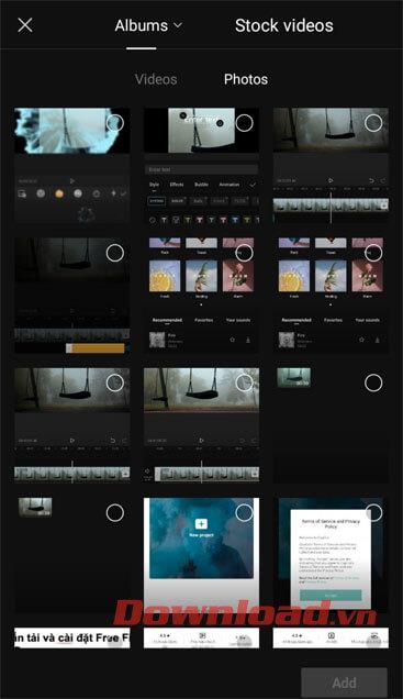 Instructions for downloading and editing videos using CapCut on your phone