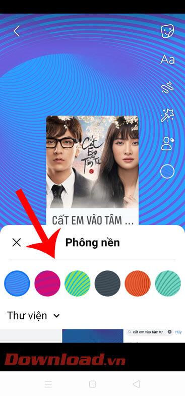 Instructions for inserting music into photos and videos on Facebook Story