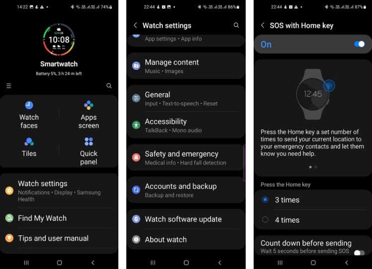 Comment utiliser la fonction d'urgence sur Samsung Galaxy Watch et autres montres intelligentes