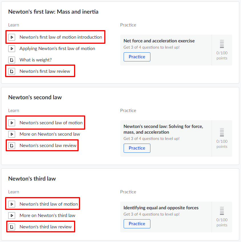 where to find assignments on khan academy