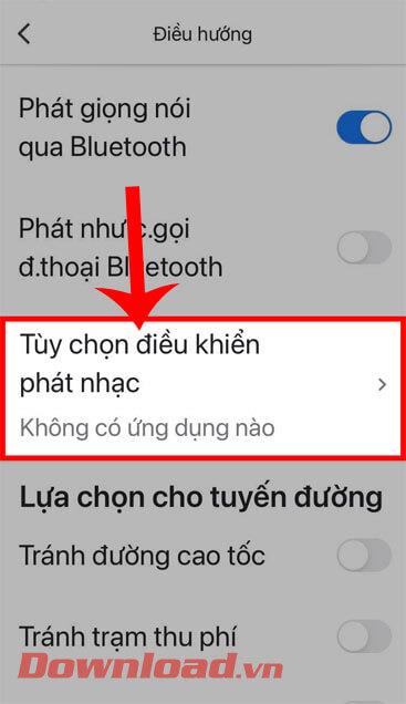 Arahan untuk mendengar muzik di Peta Google