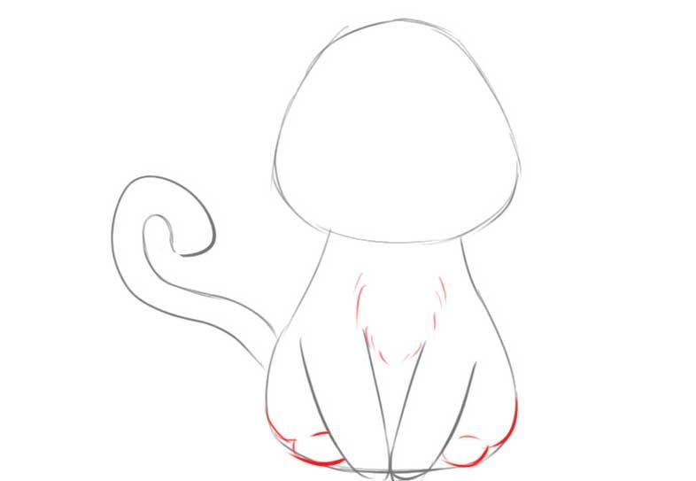 Comment dessiner un chat animé mignon