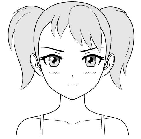 Drawing Anime: How to draw simple anime characters