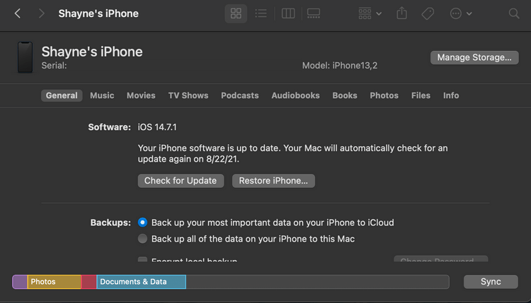 How to check iOS version on iPhone