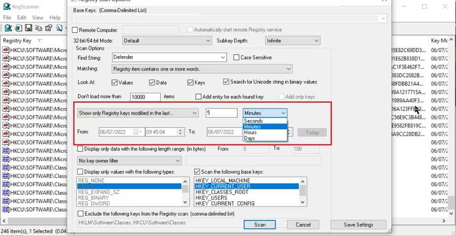 How to find information in the Windows Registry quickly
