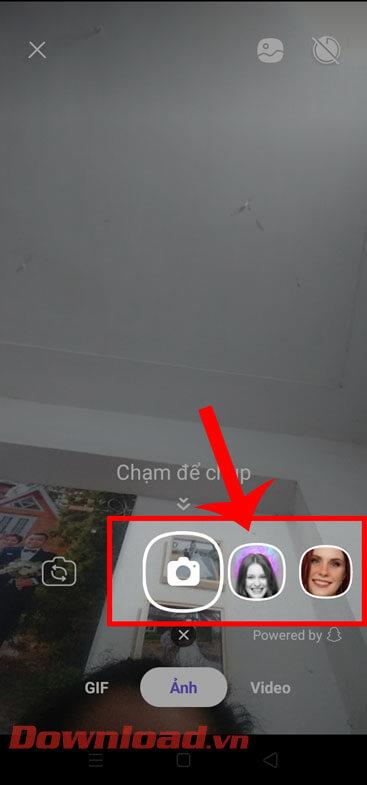Instructions pour prendre des selfies sur Viber avec des filtres impressionnants