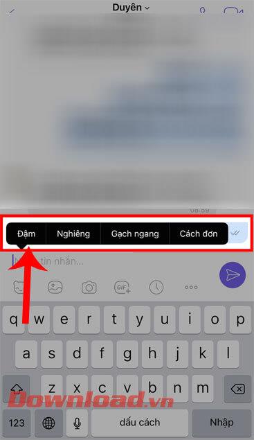 Instructions pour créer des styles pour les messages sur Viber