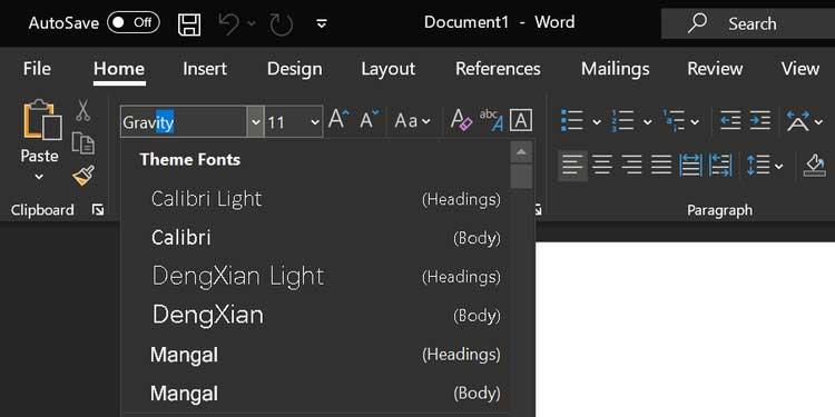 How to add new fonts to Microsoft Word