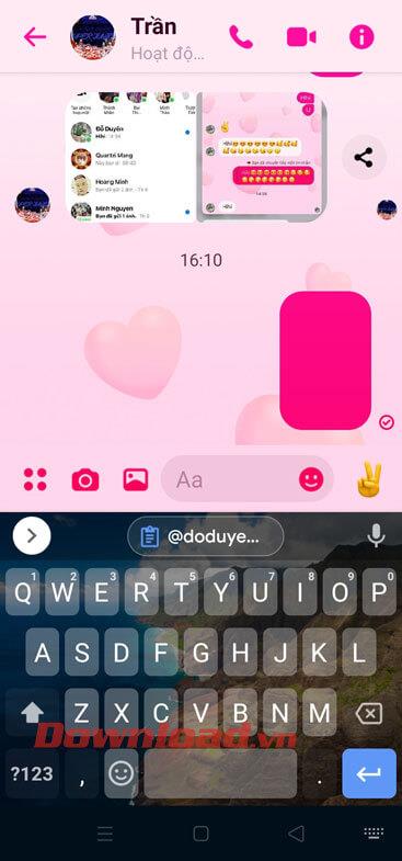 Comment envoyer des messages texte vierges sur Facebook Messenger