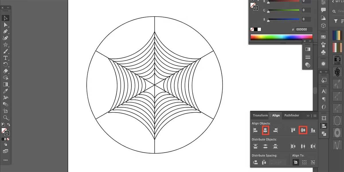 Comment dessiner une toile d'araignée dans Adobe Illustrator