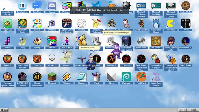 EmuOS: 過去の伝説的なゲームで子供時代を追体験