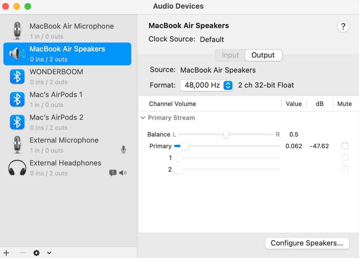 Comment lire de l'audio via plusieurs haut-parleurs et écouteurs sur Mac