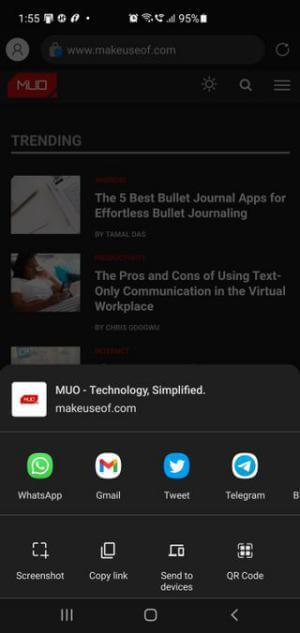 Come acquisire screenshot in modalità di navigazione in incognito su Android