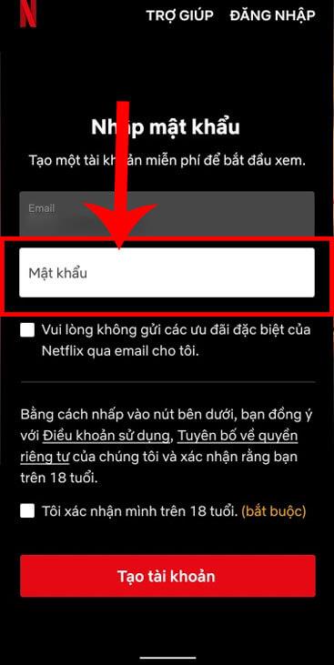 Instruções para se registrar para assistir Netflix gratuitamente em telefones Android