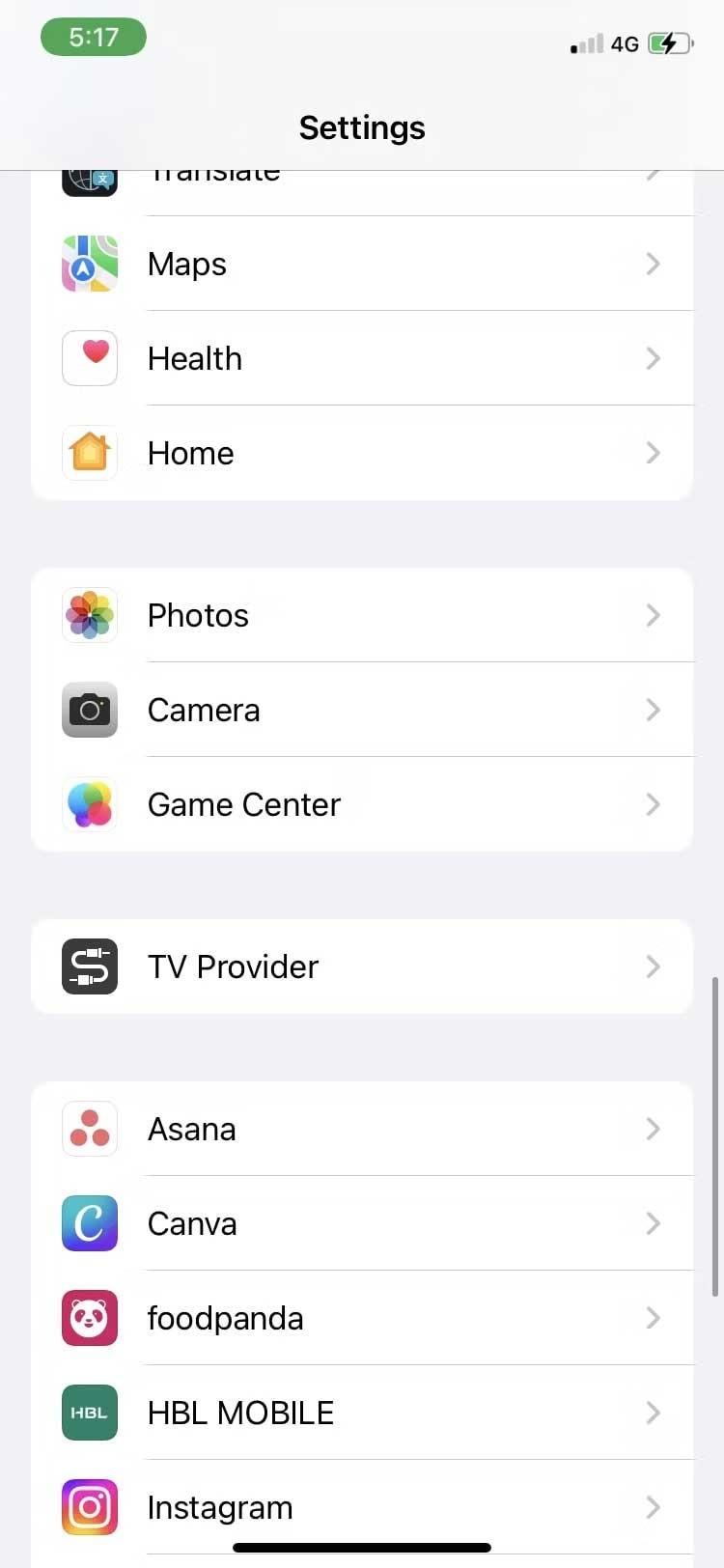 How to enable grid frames on iPhone