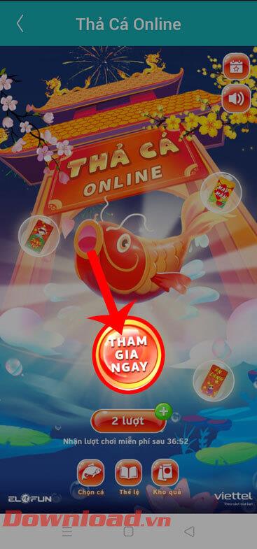 My Viettel에서 온라인으로 Fish Drop 게임을 플레이하고 무료 데이터 패키지, 음성 통화 및 SMS를 받으세요.