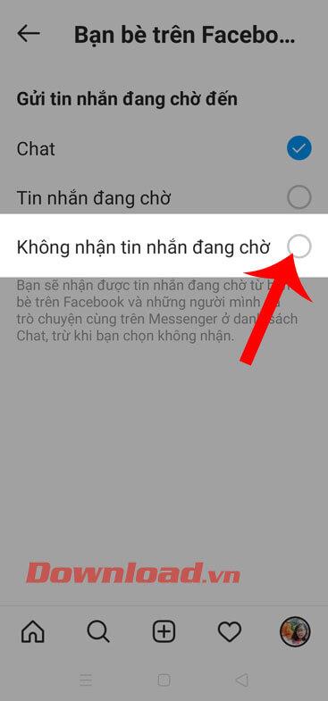 Instructions pour empêcher les utilisateurs de Facebook de vous envoyer des messages sur Instagram