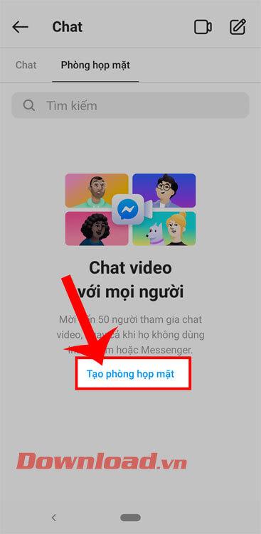 Instructies voor het voeren van groepsvideogesprekken in Messenger Rooms op Instagram