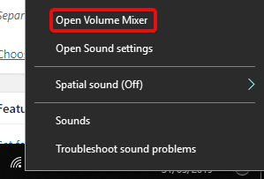 Bagaimana untuk meningkatkan volum dalam Windows 10