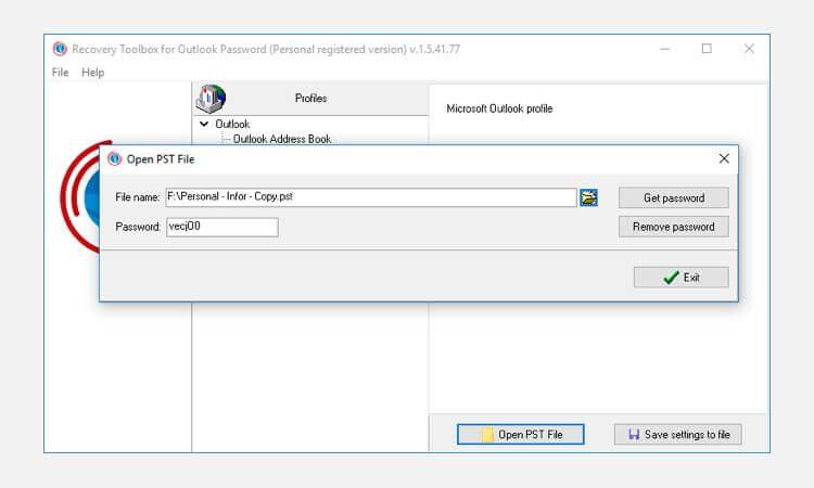 How to view and recover Microsoft Outlook password