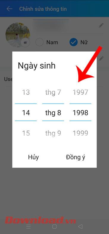Les instructions pour changer votre date de naissance sur Zalo sont extrêmement simples