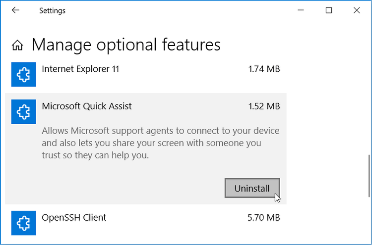 Comment réparer l'erreur de Windows Quick Assist qui ne fonctionne pas