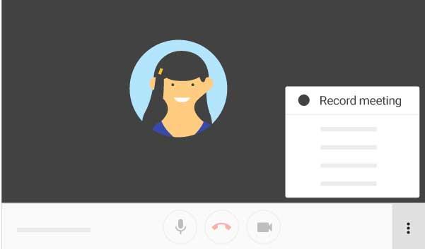 How to record a meeting video on Google Meet