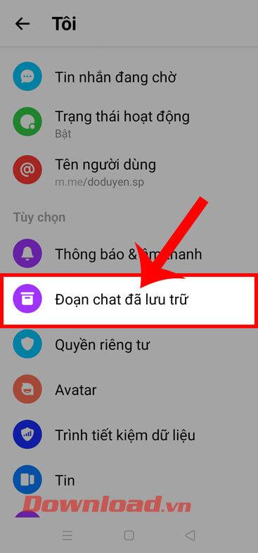 Instructions pour masquer les messages Messenger sans avoir à les supprimer