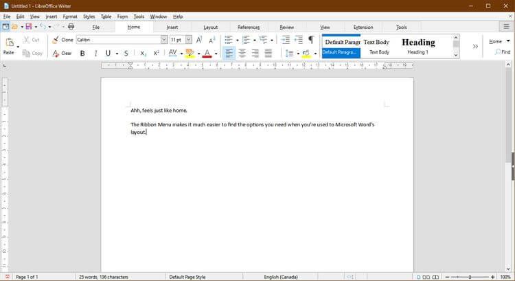 كيفية إعداد LibreOffice Writer ليعمل مثل Microsoft Word