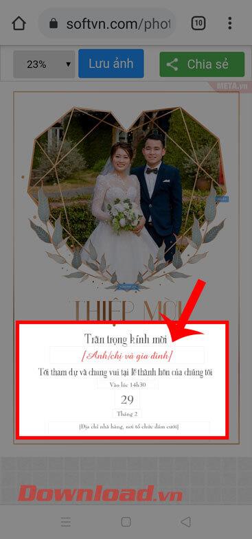 Comment créer des invitations de mariage en ligne, combiner des photos de mariage dans des invitations