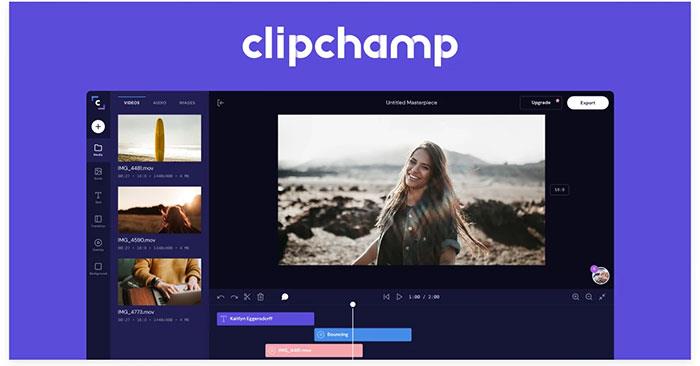 Instructions pour s'inscrire et utiliser Clipchamp